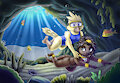 Cavediving with a Friend [By Helip12]