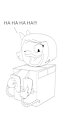 Webby in the Tickle Box by DaringDoBadder