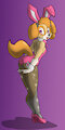 Sky in a bunny suit