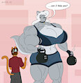Ms. Ambrose's Workout Nuisance by SatsumaLord