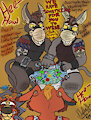 Art Challenge: Donkey Twin Bullies New Victim