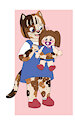 Kitten's new Doll