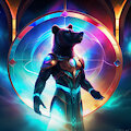 Scifi Black Bear by Anonceiada