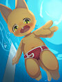 Pool-posing by ScubaCat