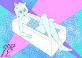 Some... Oc taking an ice bath? by TheTheoryOfLust