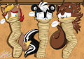Mummified Mobians by Sonicgerman