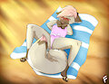 Tessa at the beach!!! by Fluki