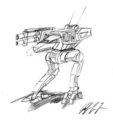 Doodle: RVN-3L Raven BattleMech