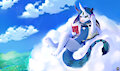 High cloud relaxation [Commission] (Speedpaint)