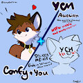 Art auction with my character by cuteconfy