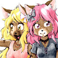 Commission: Mia and Ava