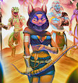Dungeons and Cat by Crisreyart