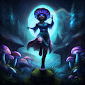 Mushroom Druid Mink by Anonceiada