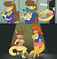 [C] Cosma's got Miss Torres by JAMEArts