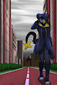 Leo - Nickola walking in the rain