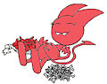 Satina full of hot wings by SatazelSatziel