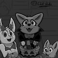 Old e621 Work: Halloween Work! by Darkwarks