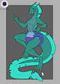 Teal Fin Eel, Diaper Edit by ChaosEye
