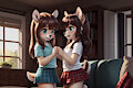 Aisha and Aiko by VenisonCreamPie