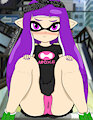 *Commission* Inkling girl upskirt