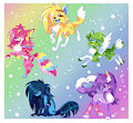 Carebear Sparkledogs!