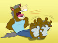 Hudson tickled feet