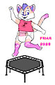 Trampoline Kitty -By Friar-