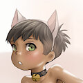 Kitty posing by LuminaArt