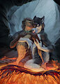 In the cave by royzart