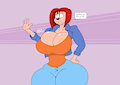 Goof Troop Debbie all grown up by JasmineRedkat