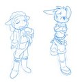 Juno and Keidran by kachimaru