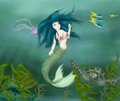 speed-paint mermaid