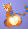 (sketch) Tiger butt.