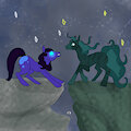 Dusklight and Seabite by DraconianBlight