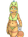 catday: fran in dino hoodie by zambs