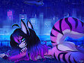 night outside of town by kolae
