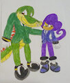 Vector and Espio Prom
