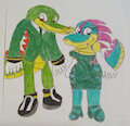 Vector and Croc Girl Prom