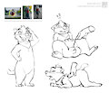 Max Badger Doodles by Zaush
