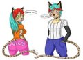 teenage Simon and Sarah By hidden by 985323