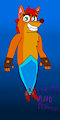 MerMay Day 7: Crash Bandicoot by PrincessTheWolf
