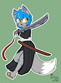 Foxy katana (commission)