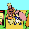 Park Walk Buns -By slushythecat25-