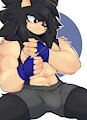 Jax the hedgehog by ZeekoTheHedge