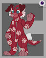 My Plush Suit Collection: Red Paw Dog
