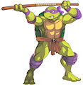 Teenage Mutant Ninja Turtles Shredder's Revenge Donatello by EagleL56