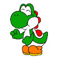 Dancing yoshi emote by Lokifan20