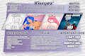 Kirryez' Commission List of 2023/ Commish is OPEN by Kirryez