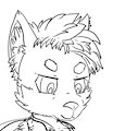 Lineart - Battle Wolf