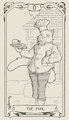 Tabaxi Tarot 0 - The Fool by ZiggySchlacht